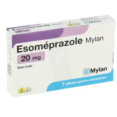 Esomeprazole Viatris 20 Mg, Gélule Gastro-résistante à Nice