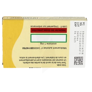 Oromone 1 Mg, Comprimé Pelliculé