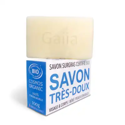 Gaiia Savon à Froid Surgras Neutre Bio Très Doux Sans Parfum 100g à Cavignac