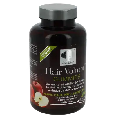 New Nordic Hair Volume Croissance Cheveux Gummies Pot/60 à Bassens