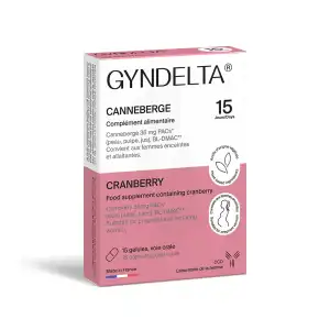 Gyndelta Confort Urinaire 15 Jours Gélules B/15 à AUDENGE