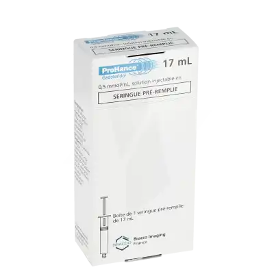 PROHANCE 0,5 mmol/mL, solution injectable en seringue pré-remplie
