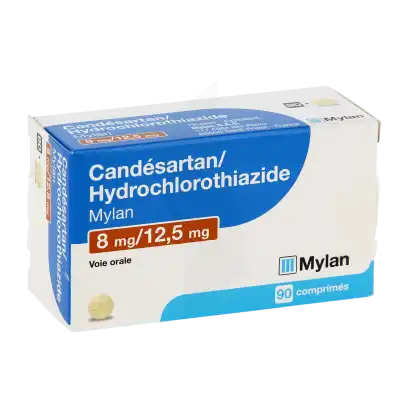 Candesartan/hydrochlorothiazide Viatris 8 Mg/12,5 Mg, Comprimé à CUISERY
