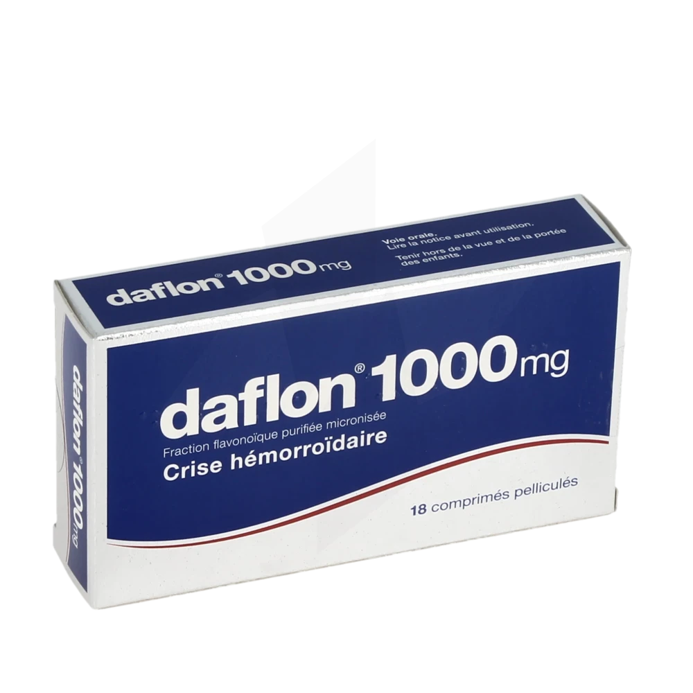 Daflon 1000 Mg, Comprimé Pelliculé
