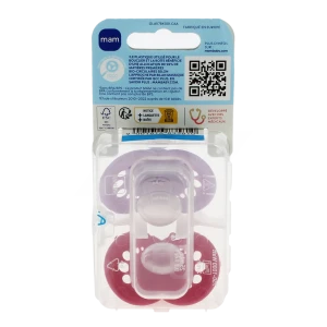 Mam Original Sucette Silicone +18mois Tendance B/2