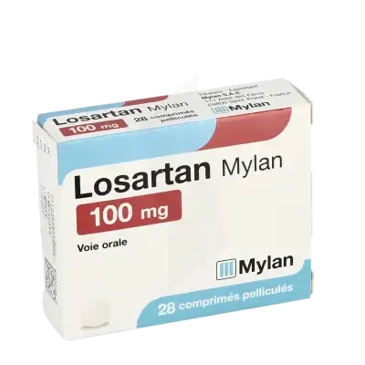 Losartan Viatris 100 Mg, Comprimé Pelliculé à SAINT-SAENS