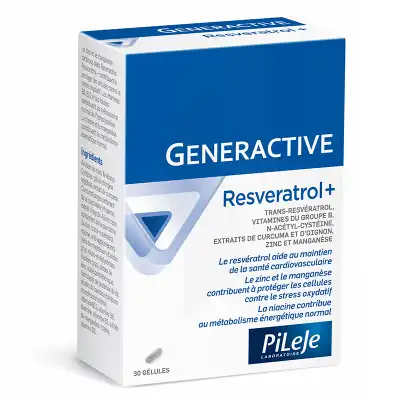 Generactive Resveratrol+ Gélules à ROMORANTIN-LANTHENAY