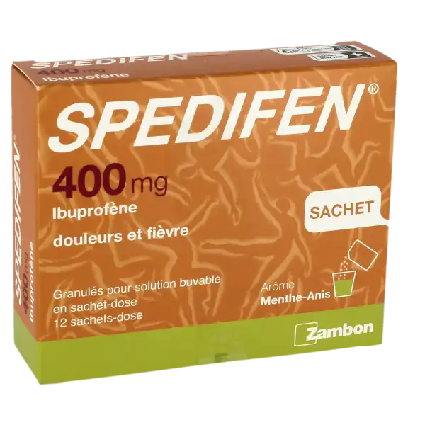 Spedifen 400 Mg, Granulés Pour Solution Buvable En Sachet-dose