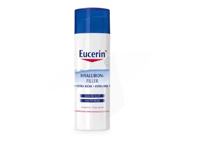 Eucerin Hyaluron-filler Extra Riche Emulsion Soin Anti-rides De Nuit 50ml à St Médard En Jalles