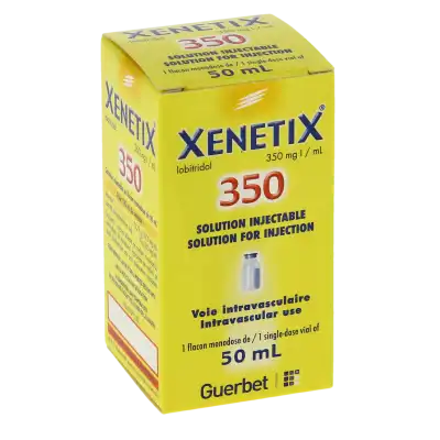 XENETIX 350 (350 mg d'Iode/mL), solution injectable