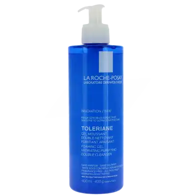La Roche Posay Toleriane Gel Moussant Purifiant Apaisant Double Nettoyant Flacon Pompe De 400 Ml à MULHOUSE