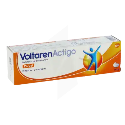 Voltarenactigo 1 % Gel T Lamin/60g à CUERS