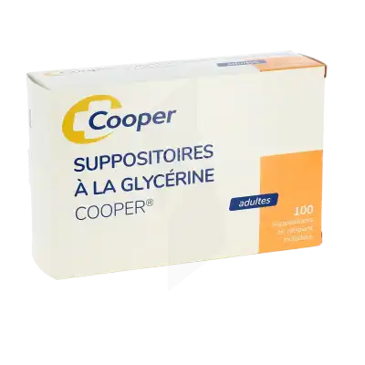 Suppositoires A La Glycerine Cooper Adultes, Suppositoire En Récipient Multidose à Blere