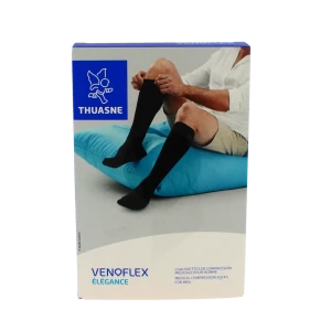 Venoflex Elegance 3 Chaussette Homme Noir Taille 4n