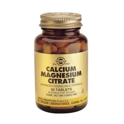 Solgar Calcium Magnésium Citrate Tablets à Paris