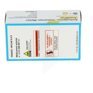 Amlodipine/valsartan Mylan 5 Mg/80 Mg, Comprimé Pelliculé