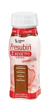 Fresubin 2kcal Fibre Drink Nutriment Chocolat 4bouteilles/200ml à CHAMPAGNOLE