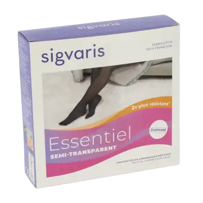 Sigvaris Essentiel Semi-transparent Chaussettes  Femme Classe 2 Dune X Large Normal à DIGNE LES BAINS