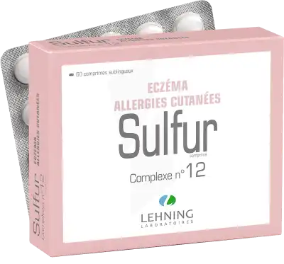 Sulfur Complexe N°12, Comprimé Sublingual à Mantes-La-Jolie