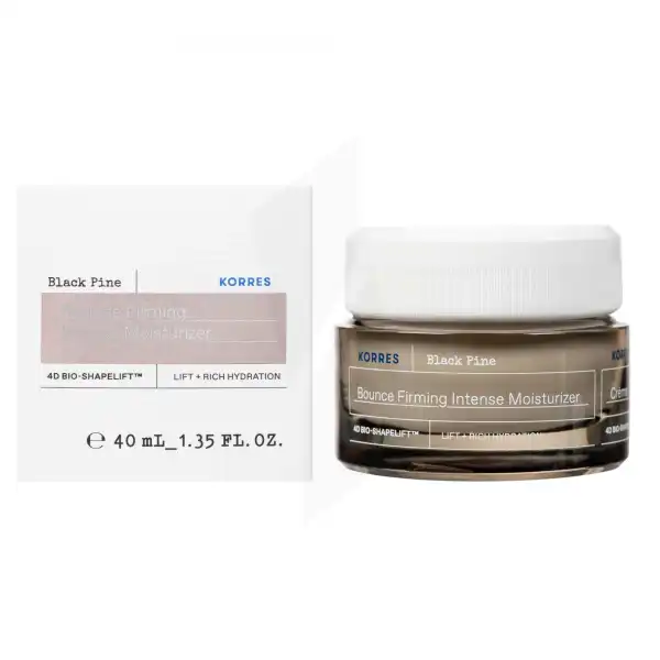 Korres Pin Noir Crème Jour Rebond Peaux Normales à Mixtes 40ml