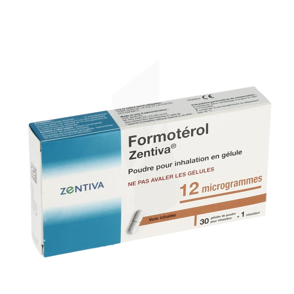 Formoterol Zentiva 12 Microgrammes, Poudre Pour Inhalation En Gélule