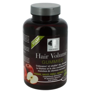 New Nordic Hair Volume Croissance Cheveux Gummies Pot/60