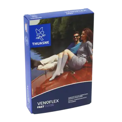 Thuasne Venoflex Fast 2 Chaussette Femme Irlandais Gris Chiné T2l à TRUCHTERSHEIM