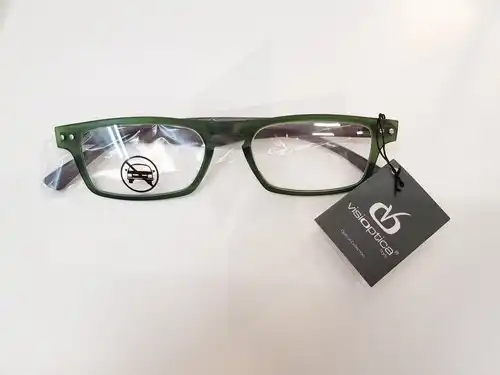 Sydney Lunette De Lecture Diop +2,50 Vert Branche Marron Mat