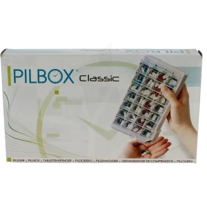 Pilbox Classic Pilulier Hebdomadaire 4 Prises