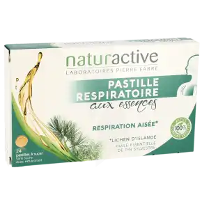 Naturactive Pastilles Respiratoires Aux Essences B/24 à BOURBON-LANCY