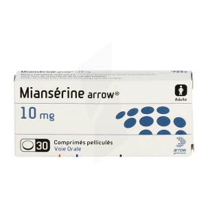 Mianserine Arrow 10 Mg, Comprimé Pelliculé