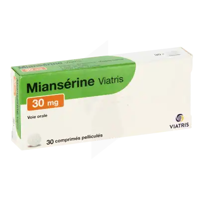 Mianserine Viatris 30 Mg, Comprimé Pelliculé à Paris