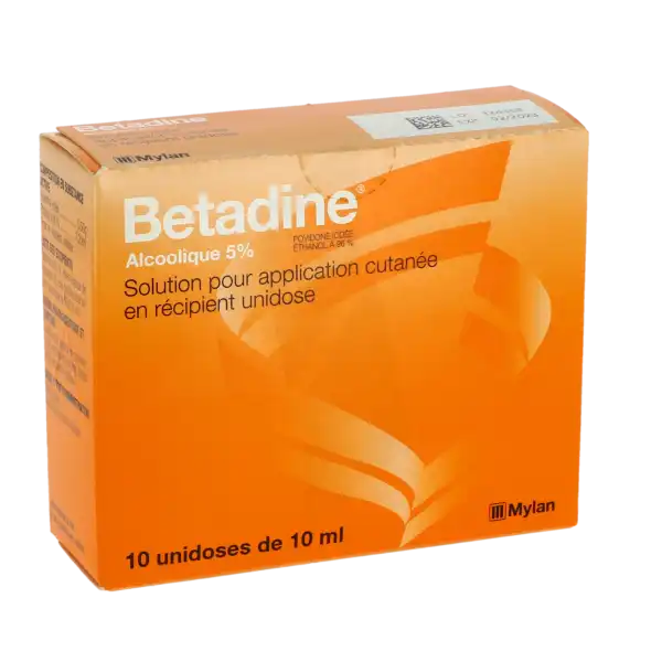 Betadine Alcoolique 5 %, Solution Pour Application Cutanée En Récipient Unidose