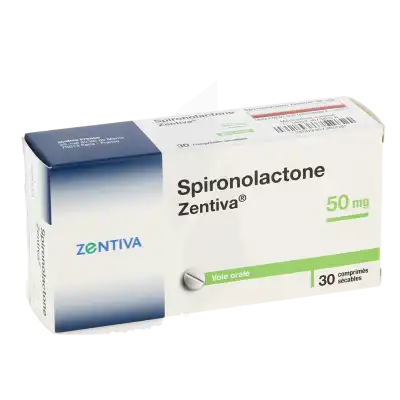 Spironolactone Zentiva 50 Mg, Comprimé Sécable à Bordeaux