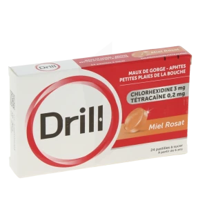 Drill Miel Rosat, Pastille à Sucer