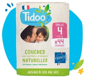Tidoo Couches Ecologiques T4 7-18kg Sachet/50