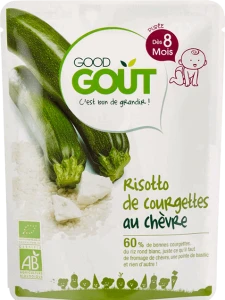 Good Goût Alimentation Infantile Risotto De Courgettes Chèvre Sachet/190g