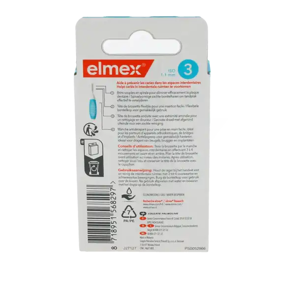 Elmex Brossette Inter-dentaire 1,1mm B/8