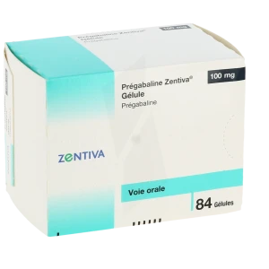 Pregabaline Zentiva 100 Mg, Gélule