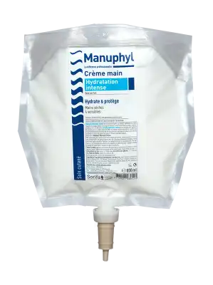 Manuphyl® Hydratation Intense Crème Main Hydratante Et Protectrice Poche 800ml Pour Distributeur Mural Soribag à FONTENAY-TRESIGNY