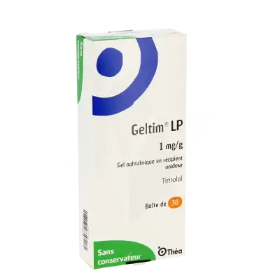 GELTIM LP 1 mg/g, gel ophtalmique en récipient unidose