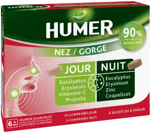 Humer Nez/gorge Jour&nuit 15 Comprimés à Poitiers