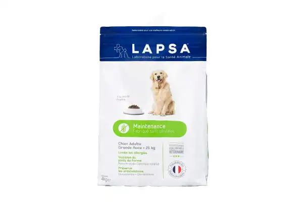 Lapsa Maintenance Croquettes Chien Grande Race Sachet/4kg