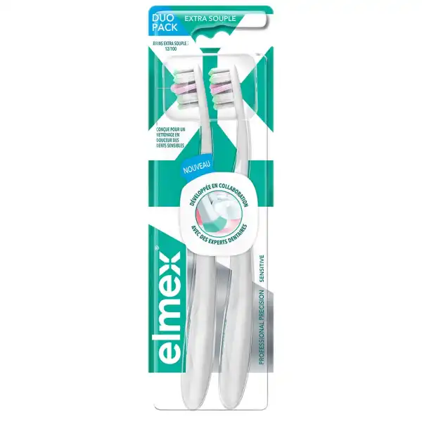 Elmex Professional Precision Brosse Dents Sensitive B/2