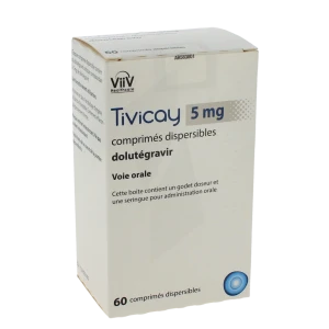 Tivicay 5 Mg, Comprimé Dispersible