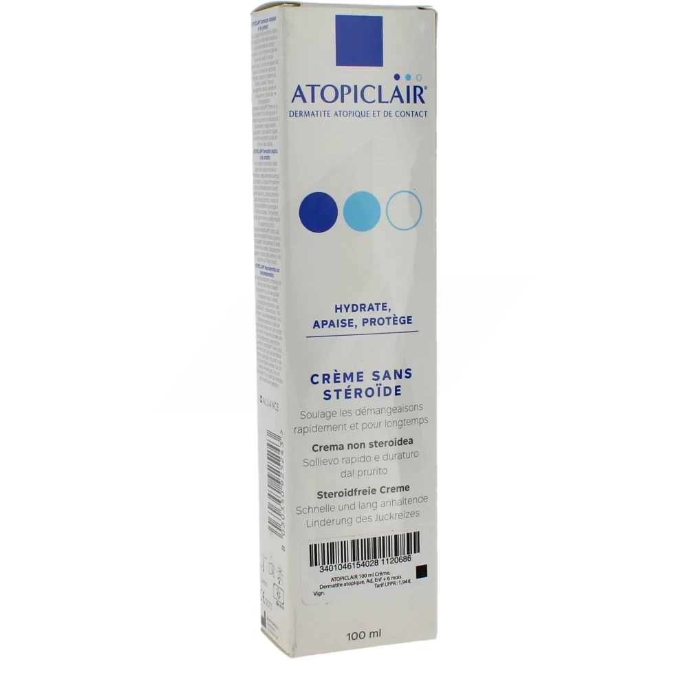 Atopiclair - Crème Sans Stéroïde 100ml