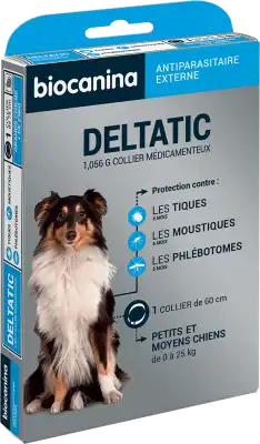 Biocanina Deltatic Collier Petit Et Moyen Chien 60cm à Paris