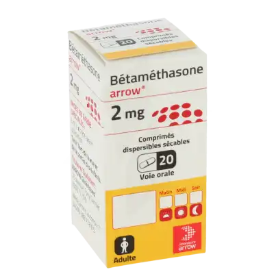 BETAMETHASONE ARROW 2 mg, comprimé dispersible sécable