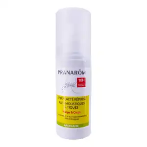 Pranarôm Aromapic Spray Lacté Anti-moustiques Fl/100ml à LE LAVANDOU