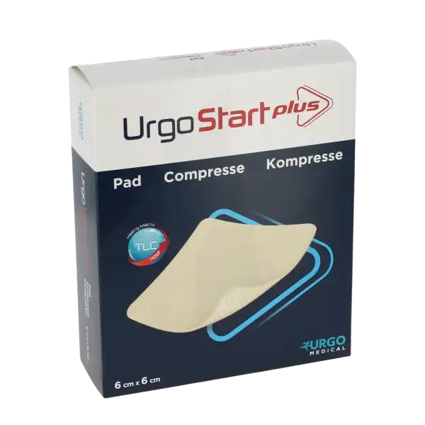 Urgostart Plus Compresse Pans Hydrocellulaire AdhÉsif 6x6cm B/16